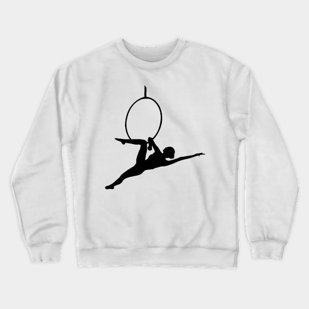 Aerial hoop Crewneck Sweatshirt by RosaliArt